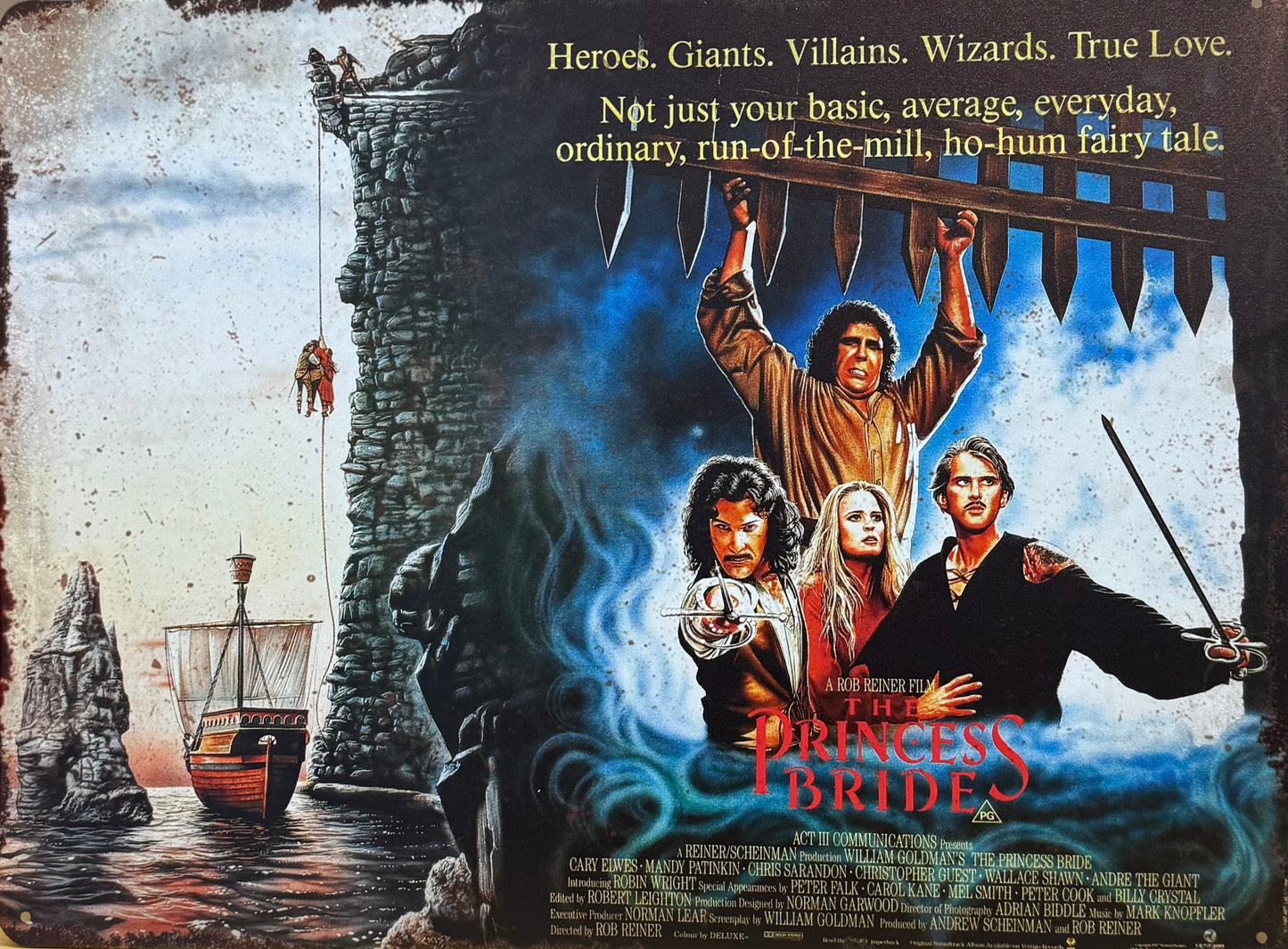 Letrero de The Princess Bride