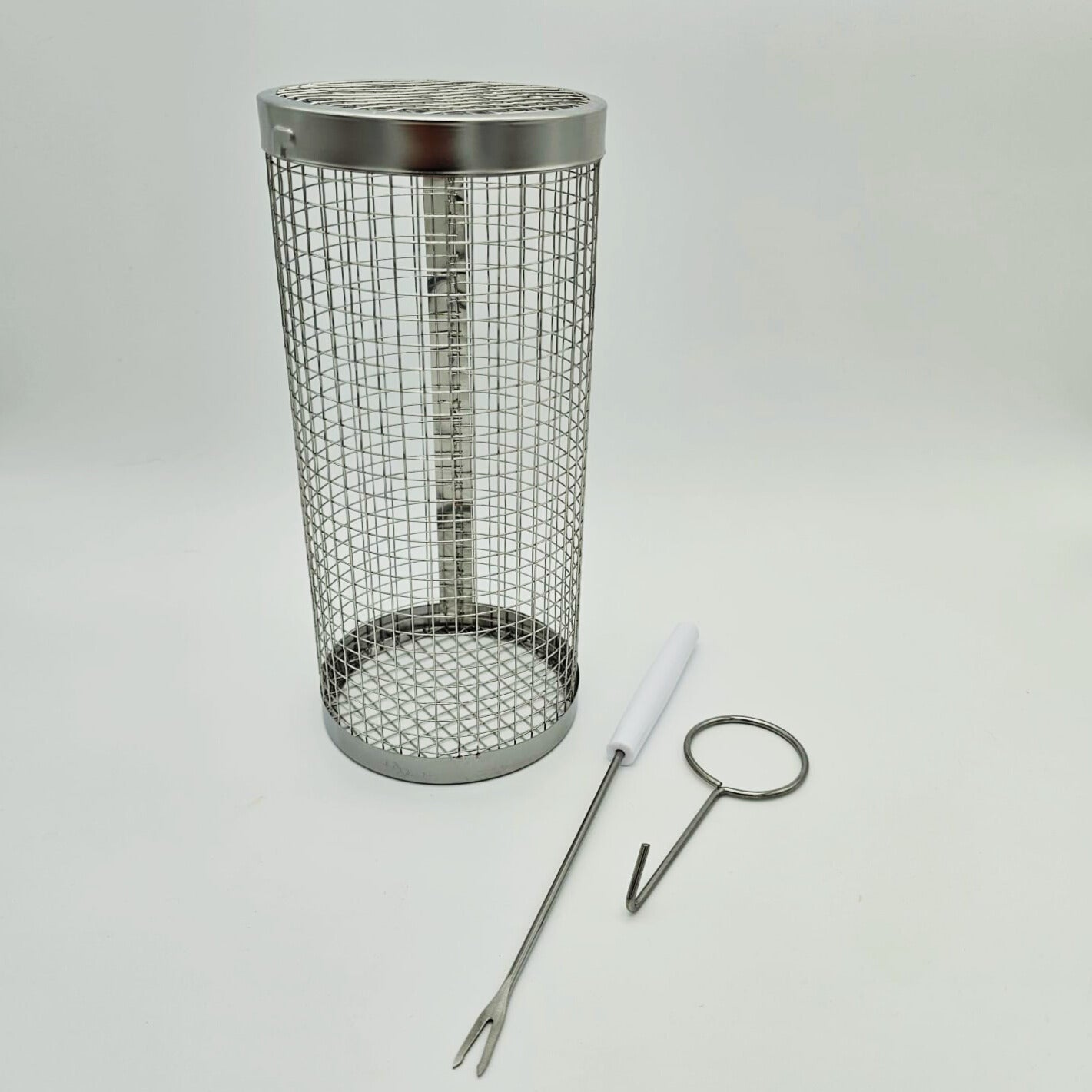 Parrilla redonda para BBQ para vegetales, carnes y asados