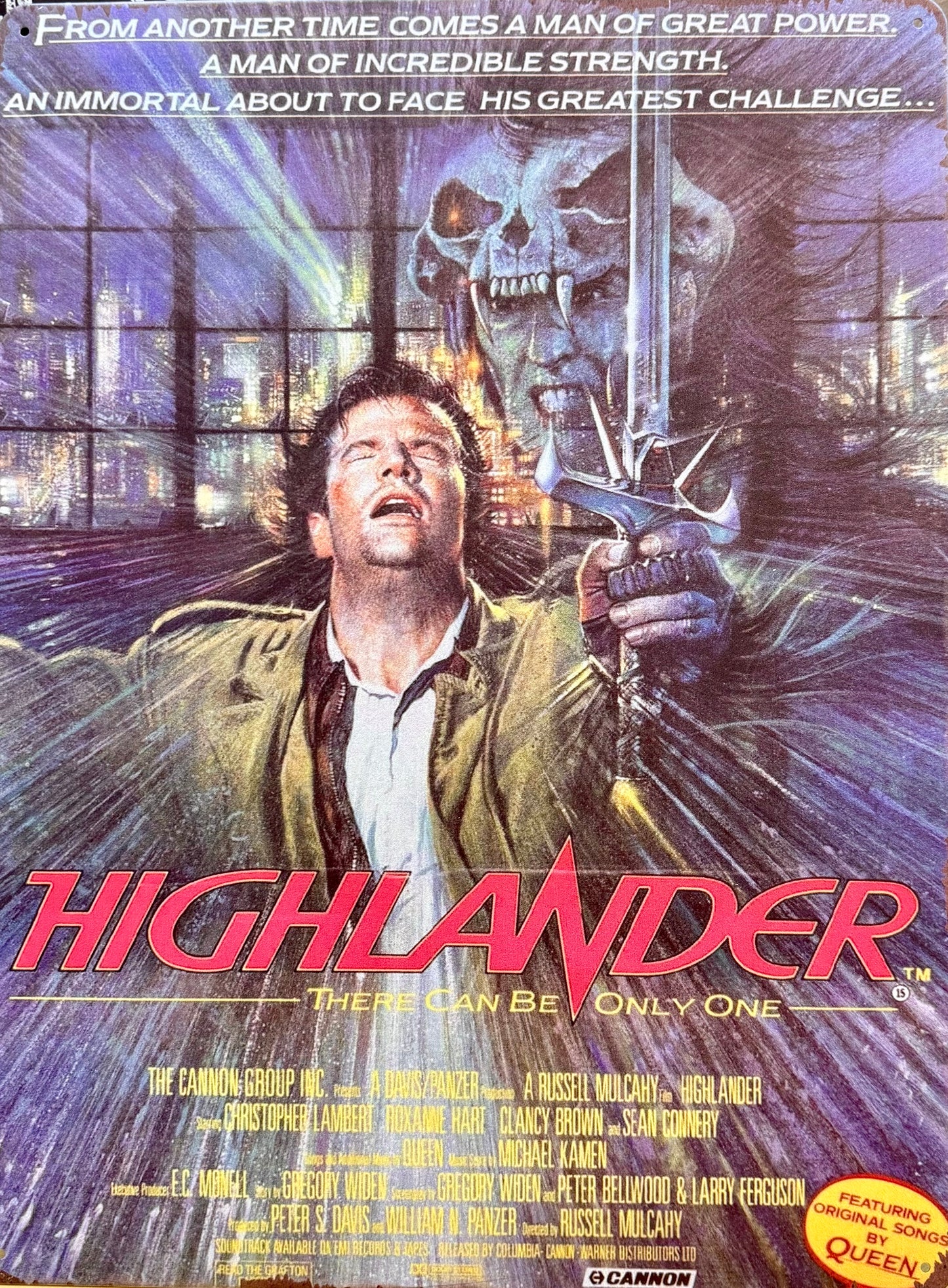 Letrero de Highlander