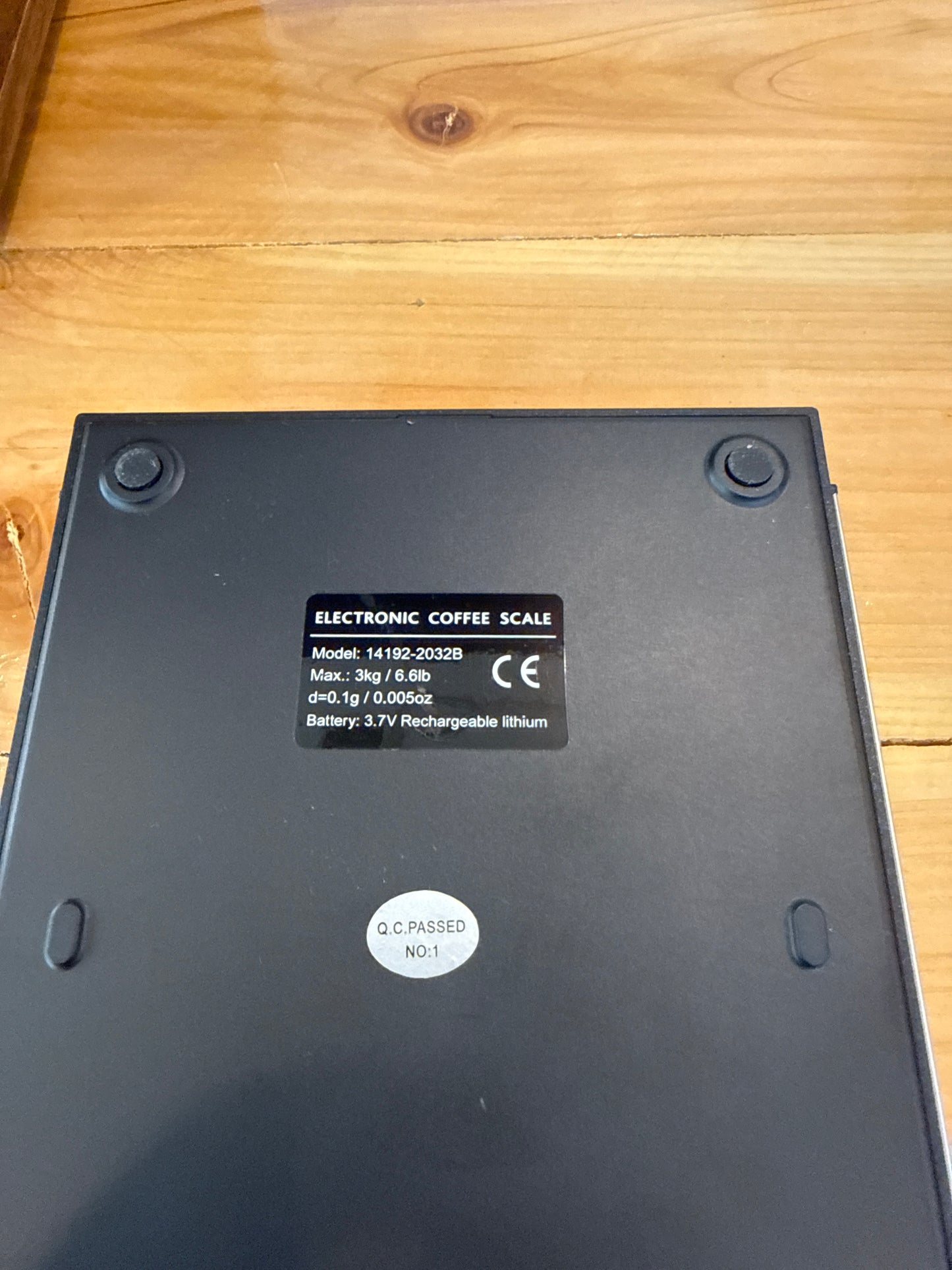 Balanza Recargable para Café