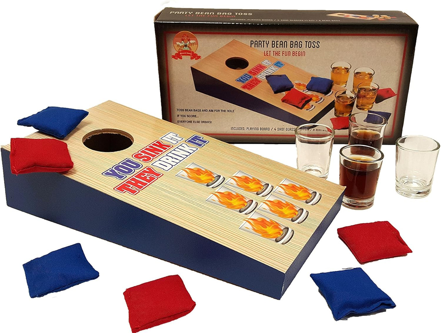 Juego de "Cornhole" para fiestas