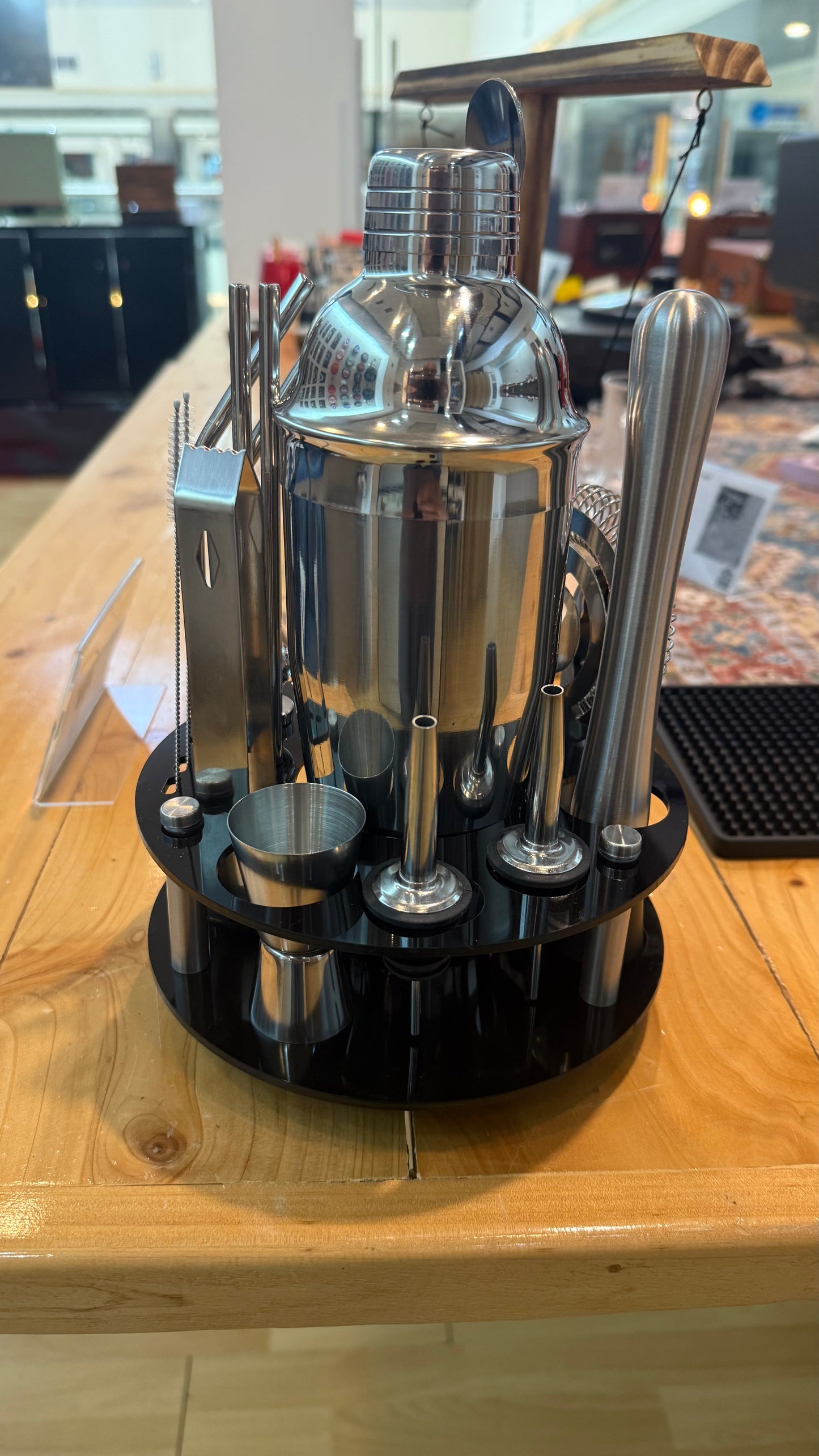 Set de Bar Rotativo Acrílico