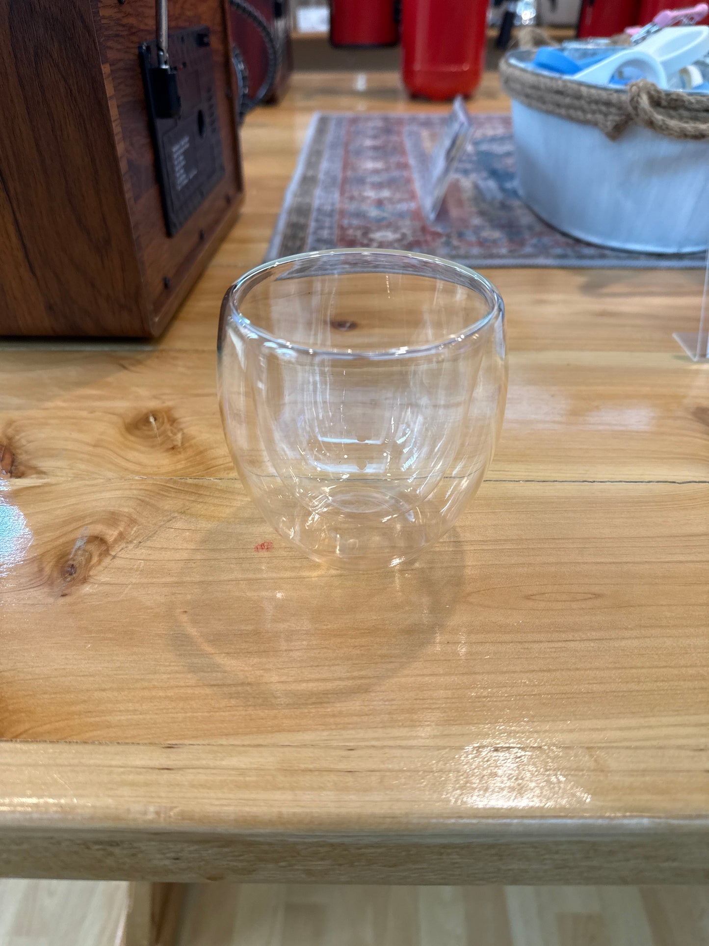 Taza de Vidrio de Doble Fondo 250 ml