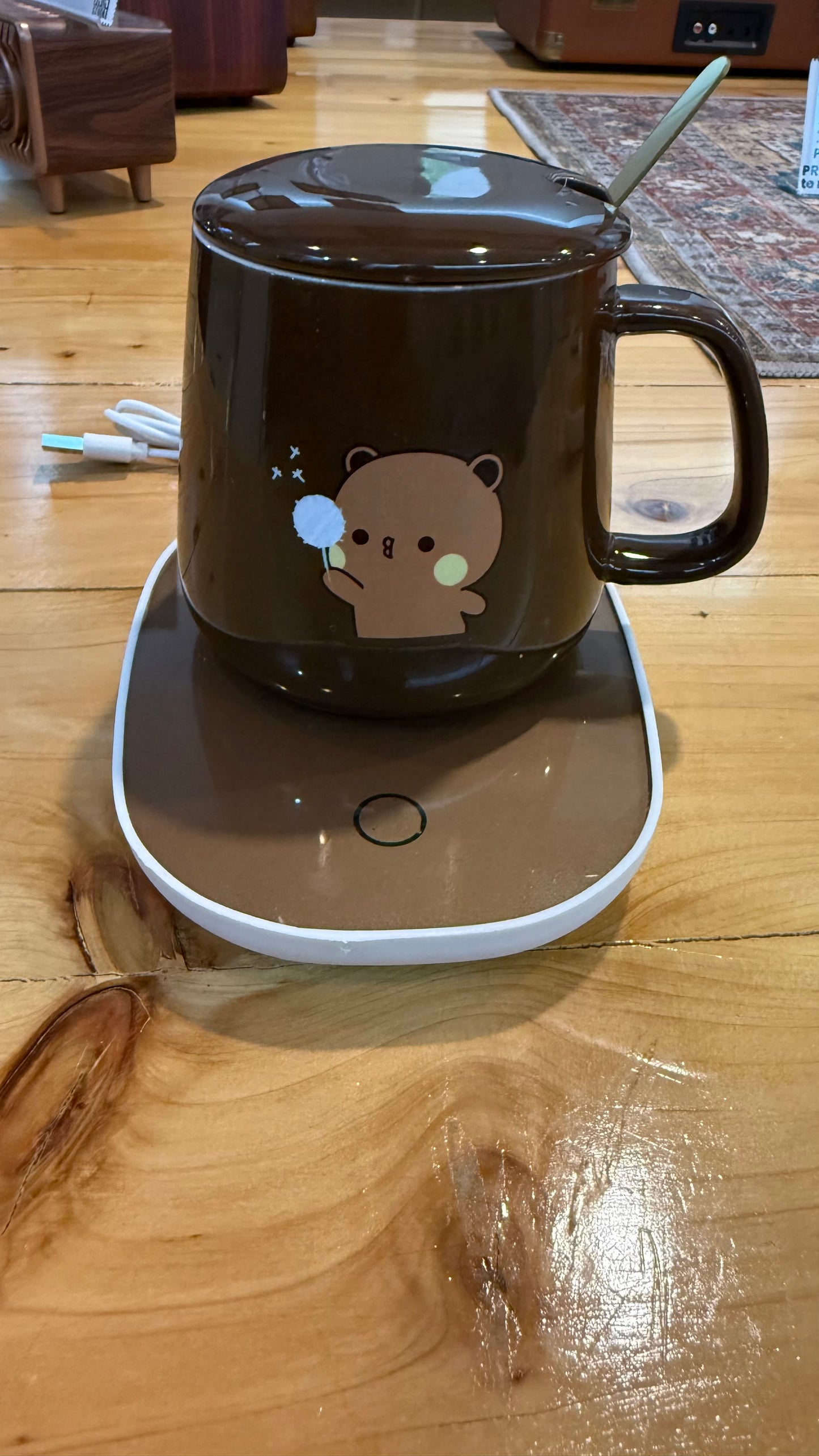 Set de Taza con Base Calentadora “Lucky”