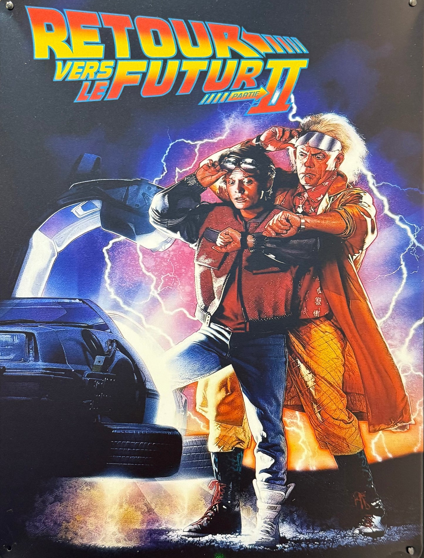 Letrero de Back to the Future II - Frances