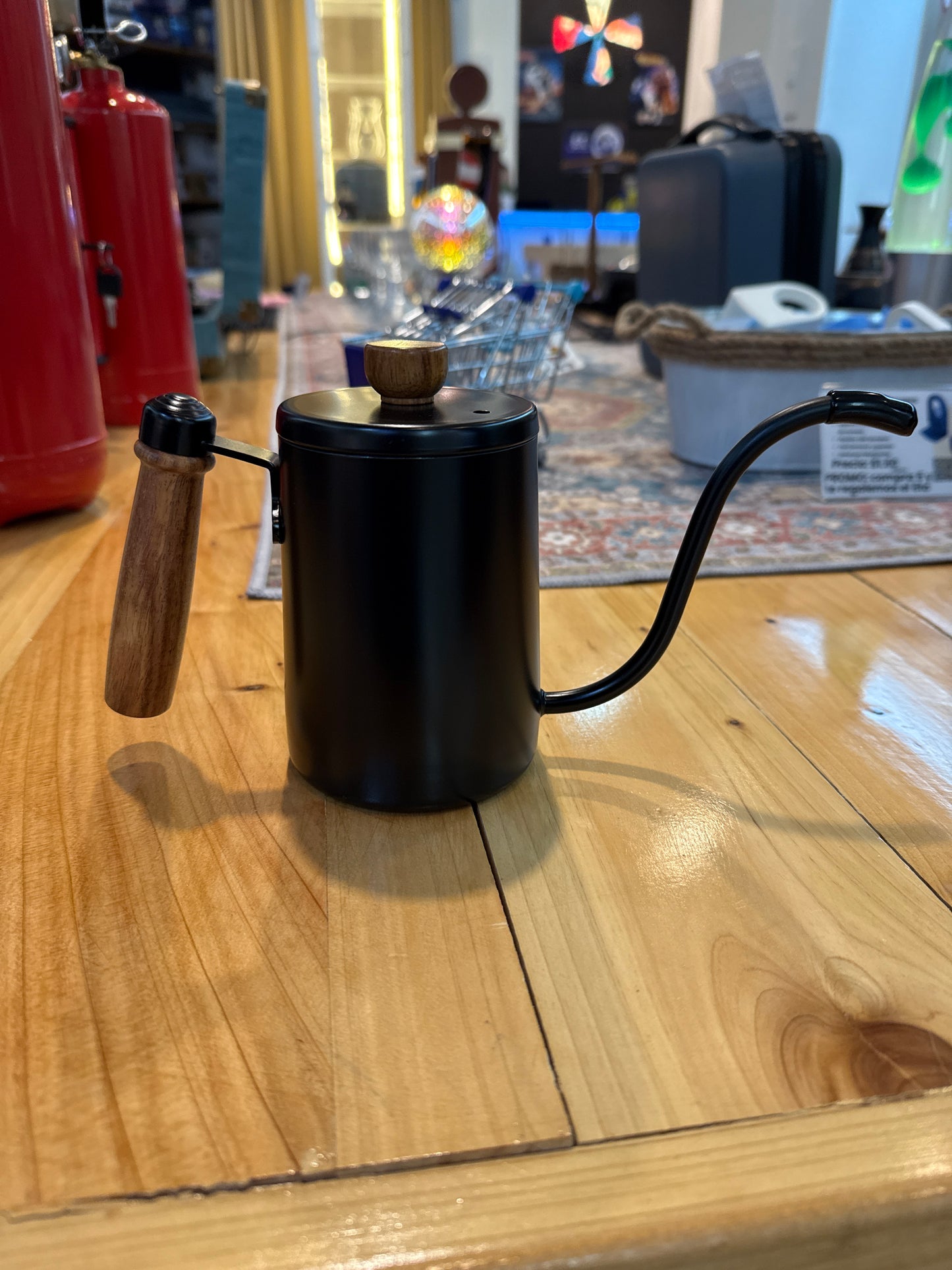 Cuello de Cisne para Café con Mango de Madera