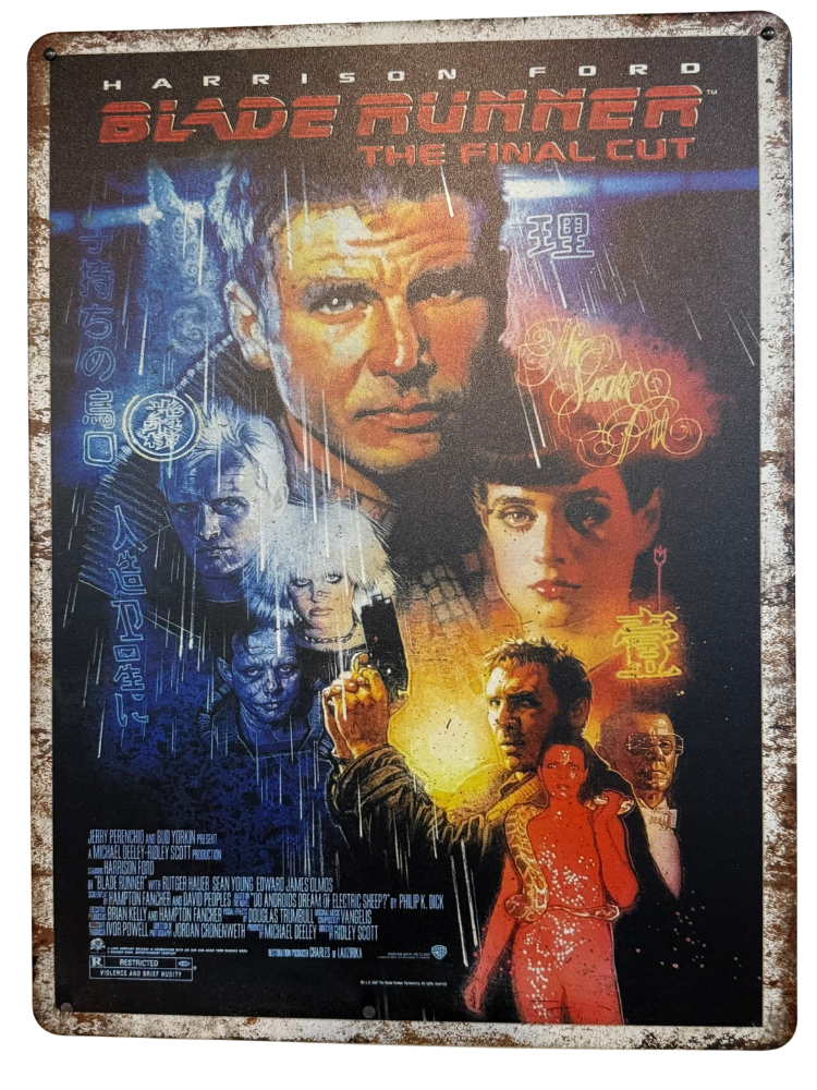 Letrero de Blade Runner