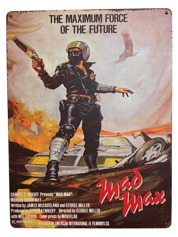 Letrero de Mad Max