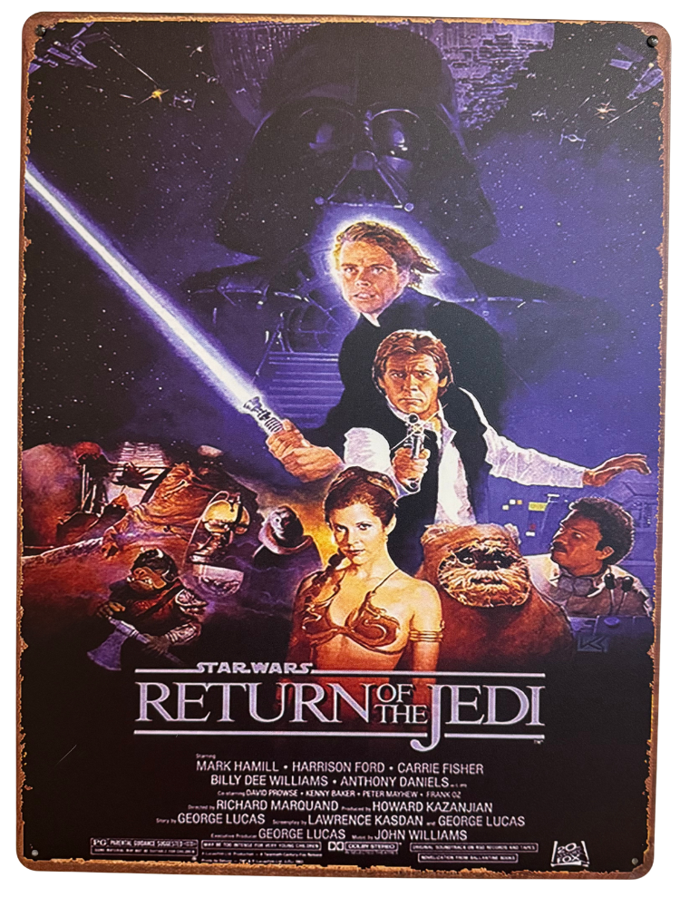 Letrero de Star Wars - Return of the Jedi