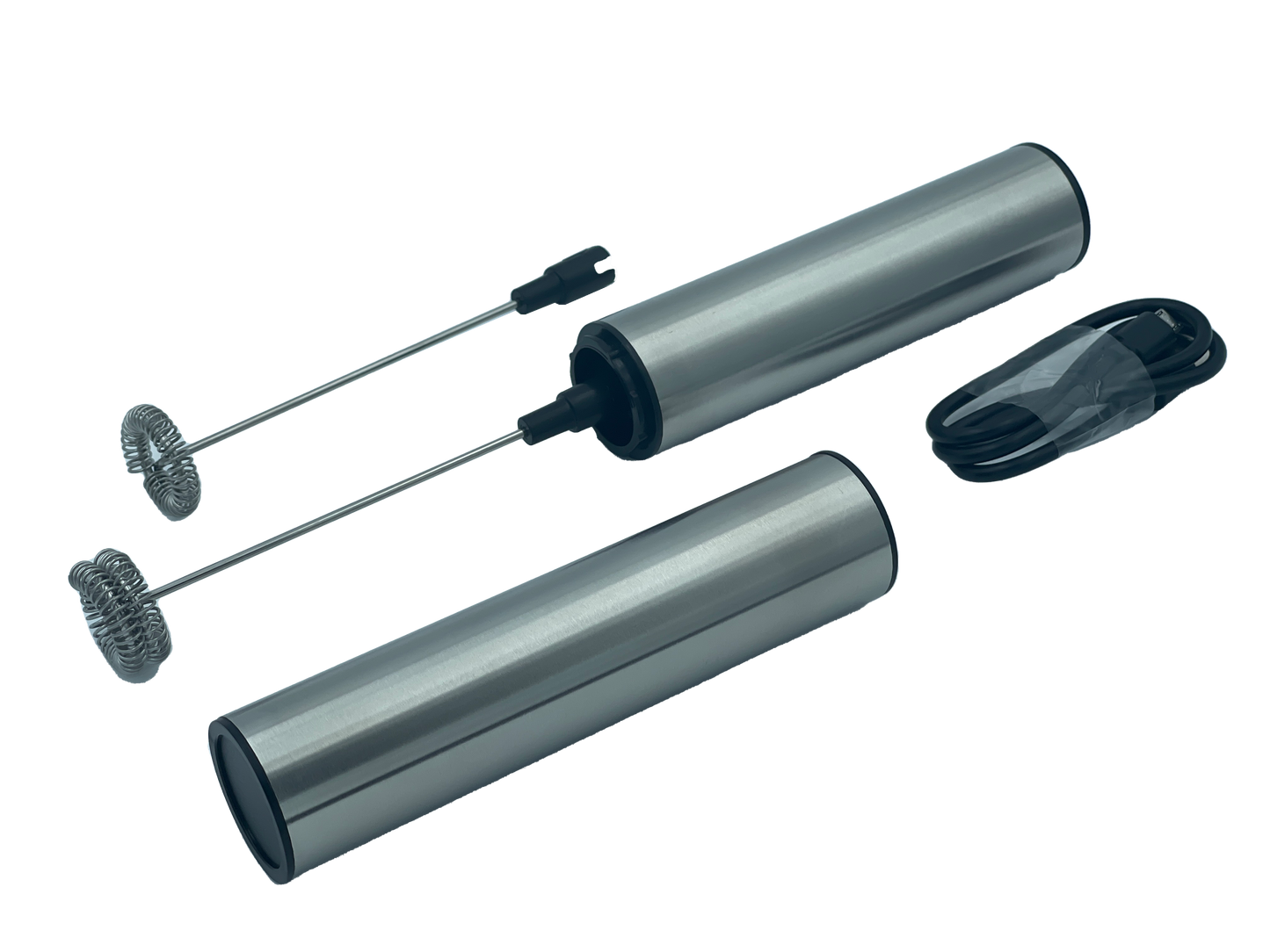 Espumador Samourai batidor eléctrico para café de Acero Inoxidable