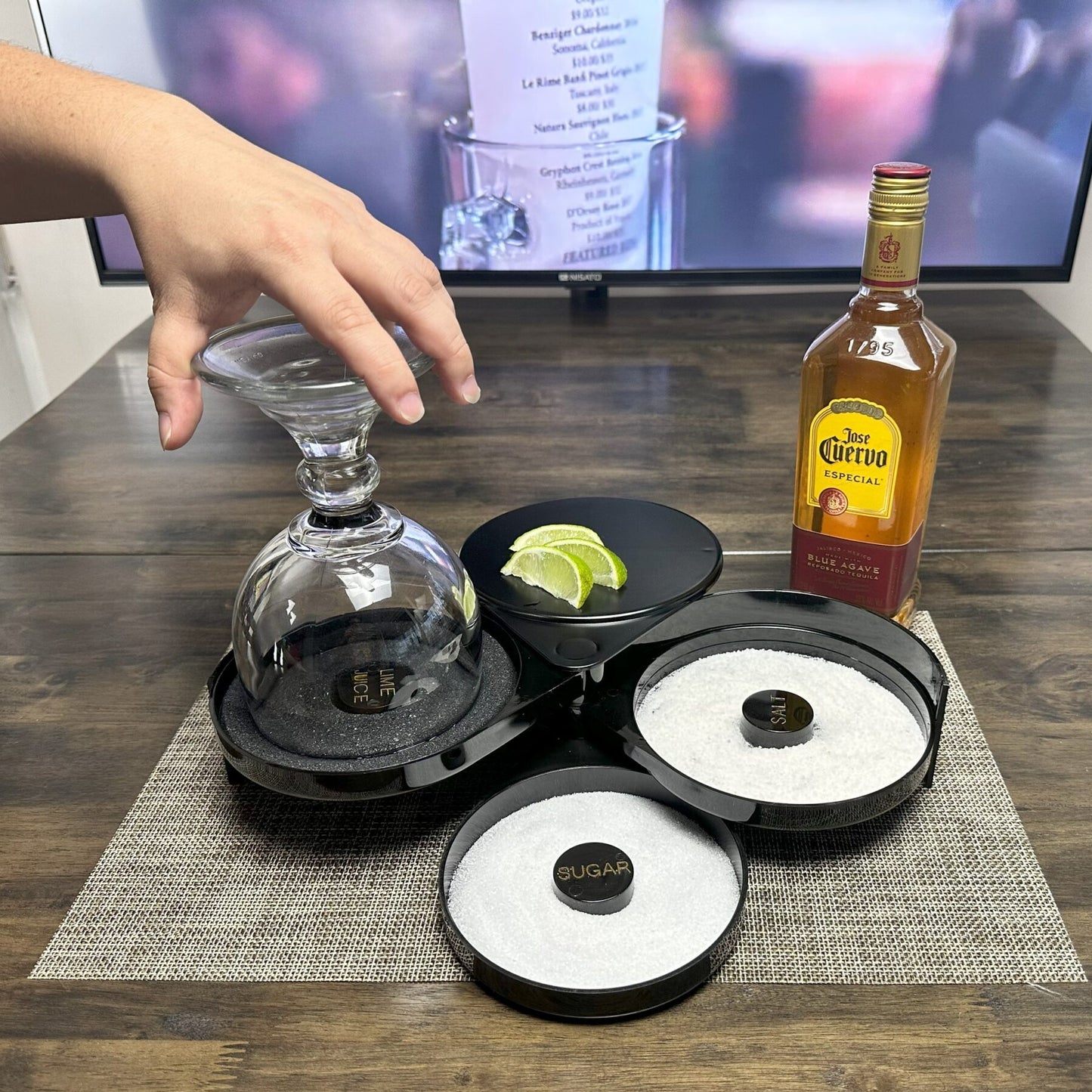 Base de 3 niveles para Margaritas y Cocteles