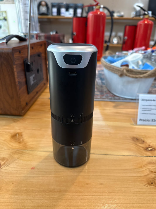 Molino de Café Eléctrico Recargable Color Negro