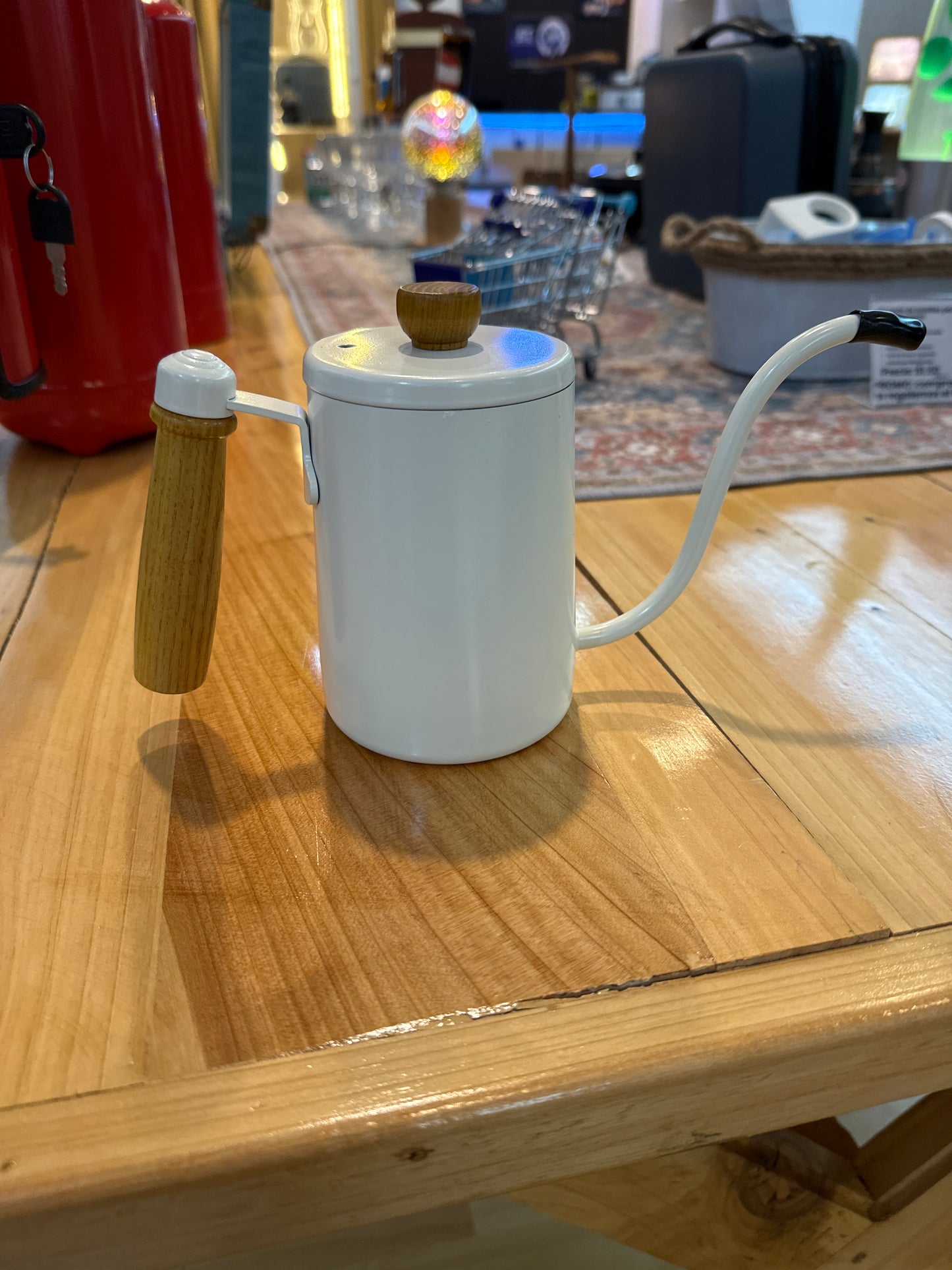 Cuello de Cisne para Café con Mango de Madera