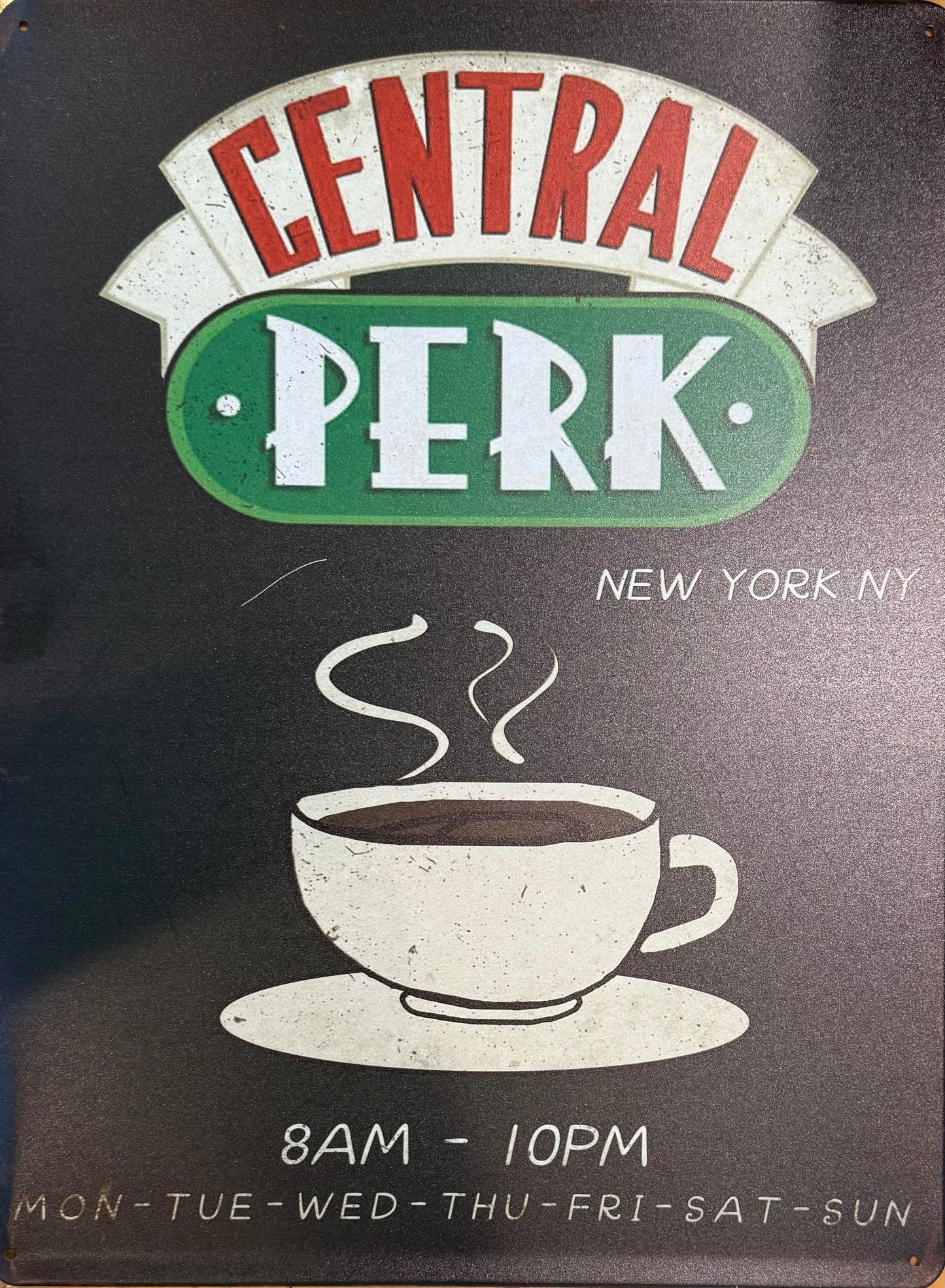 Letrero de Central Perk