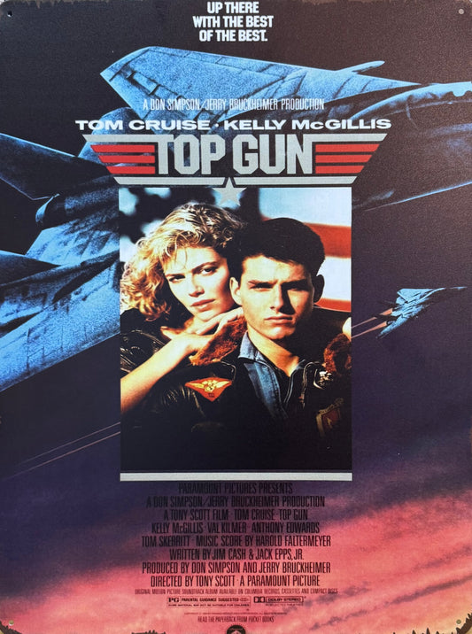 Letrero de Top Gun 1986