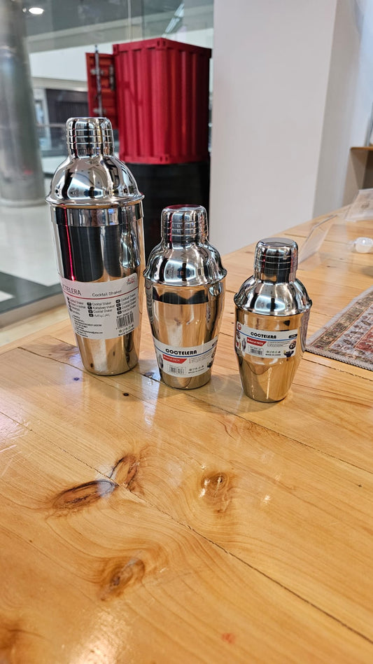 Cocteleras de Acero Inoxidable – 3 Tamaños para Todo Tipo de Cócteles
