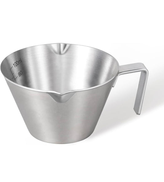 Taza de Espresso con Asa 3.4 oz – Acero Inoxidable Premium