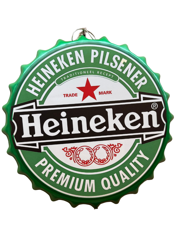 Letrero Platillo de Heine Ken