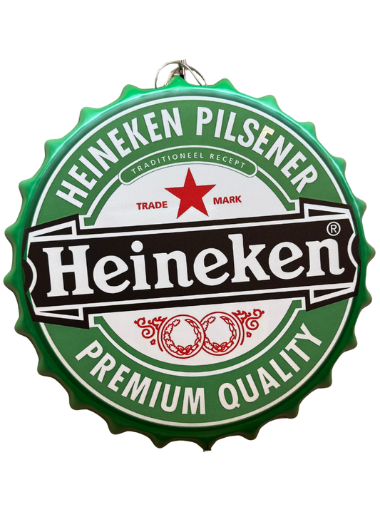 Letrero Platillo de Heine Ken