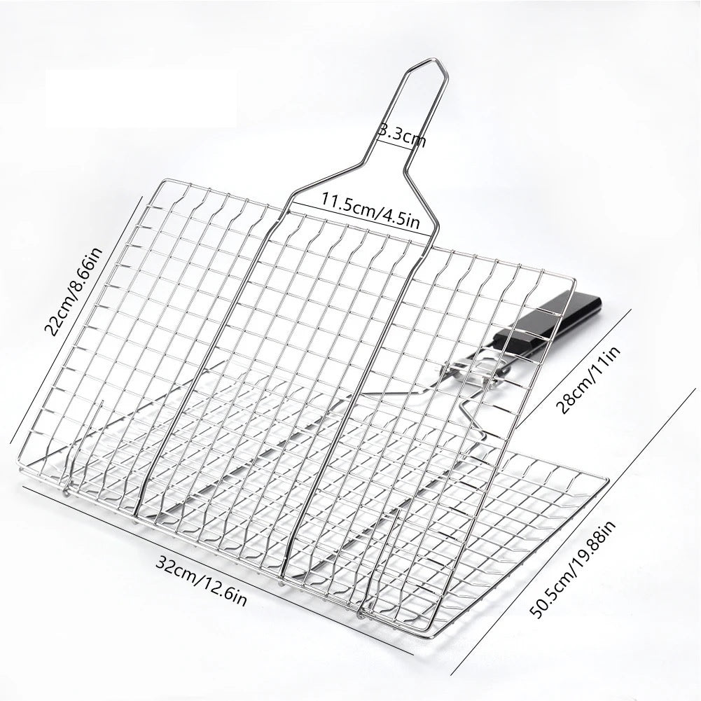 Canasta Parrilla de BBQ para chorizos, carnes, vegetales y asados