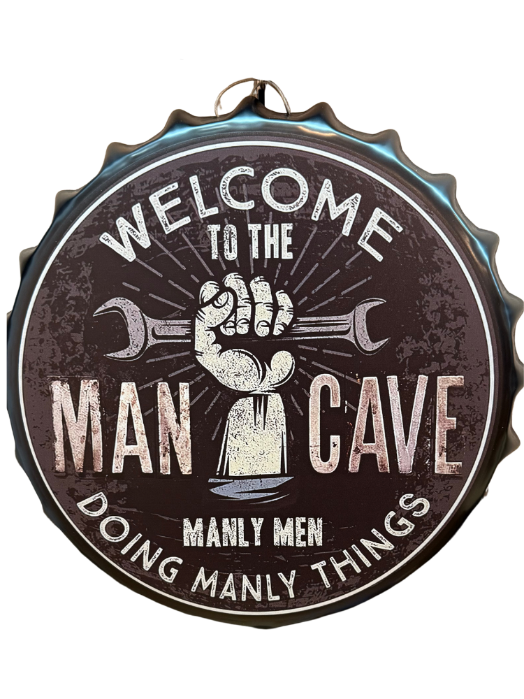 Letrero Platillo de Man Cave 2.0