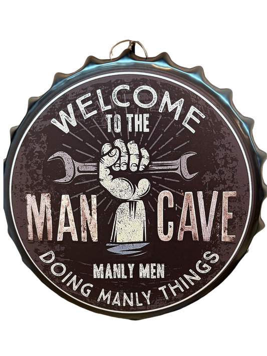 Letrero Platillo de Man Cave 2.0