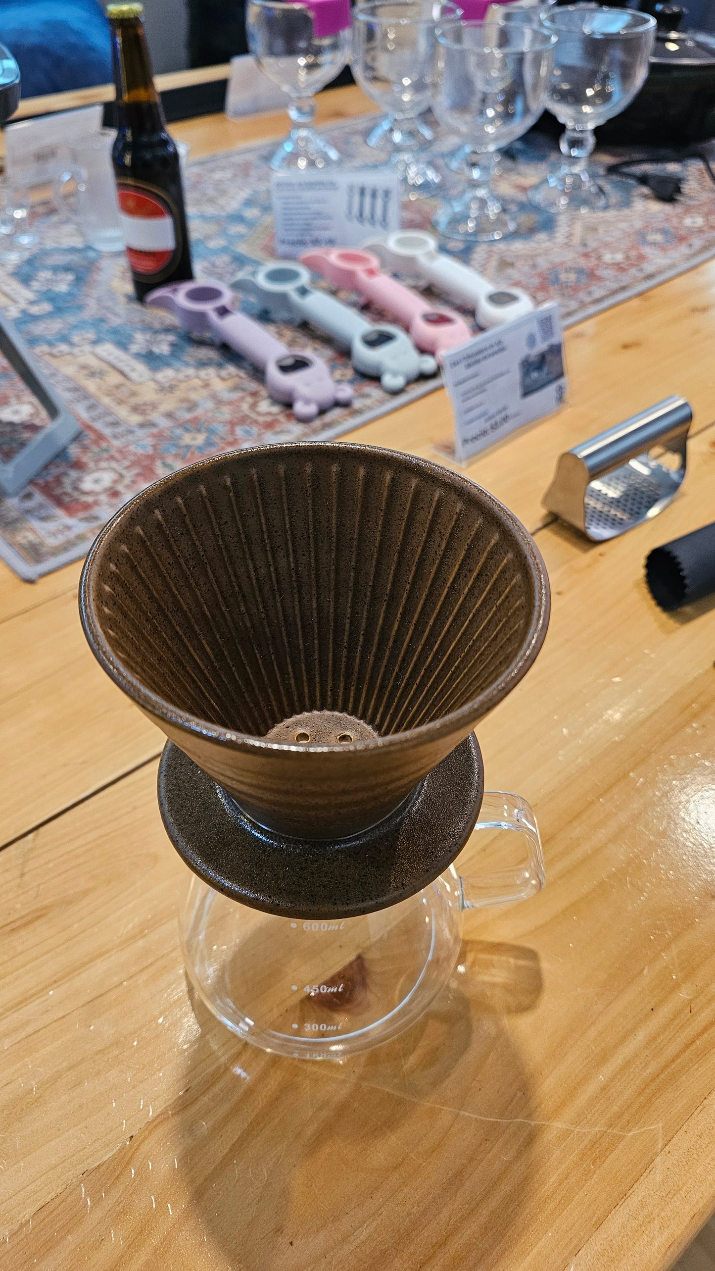V60 de ceramica para café filtrado