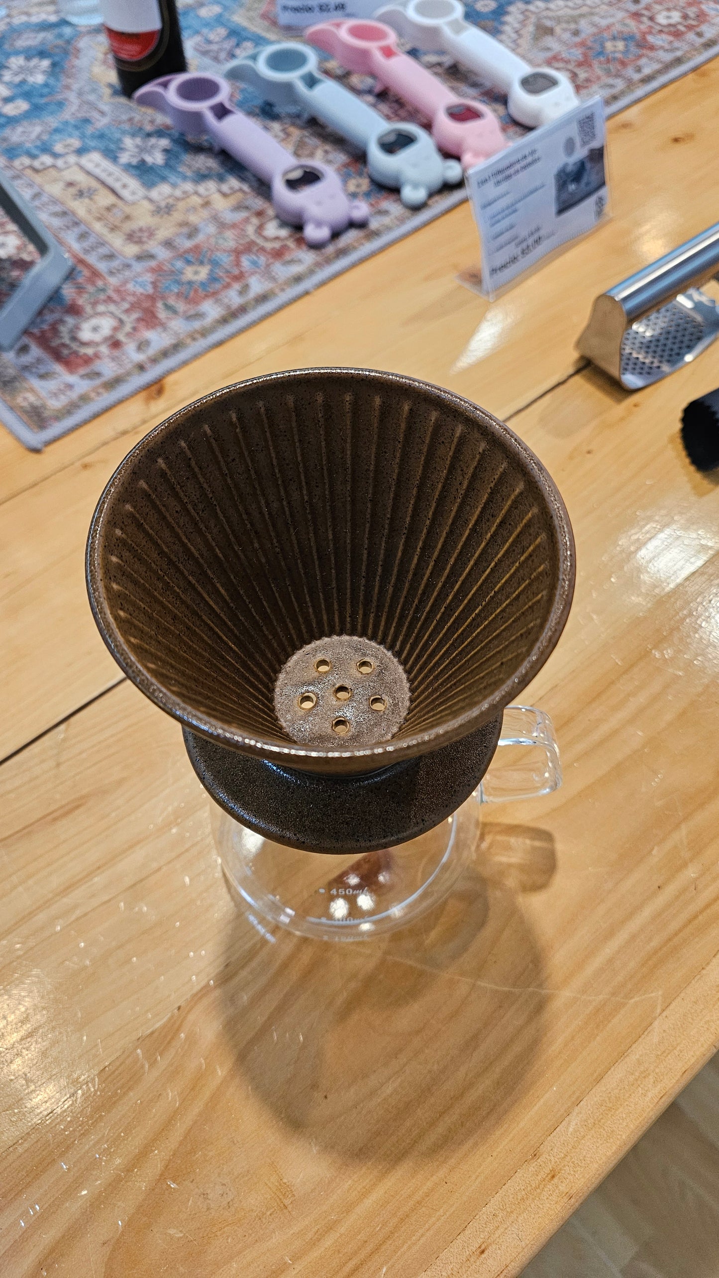 V60 de ceramica para café filtrado
