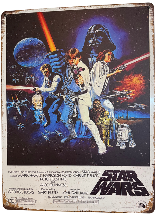 Letrero de Star Wars - A New Hope